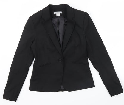 Womens UK Size 8 H&M Black Jacket