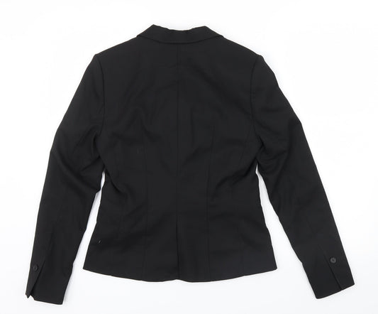 Womens UK Size 8 H&M Black Jacket