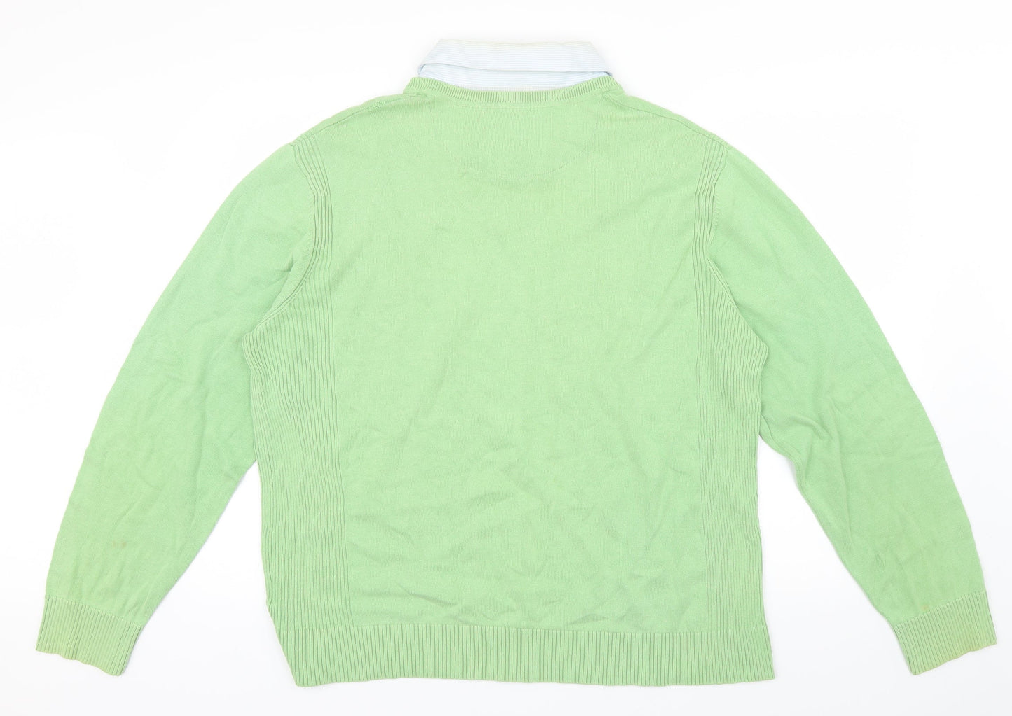 Easy Mens Green   Pullover Jumper Size XL