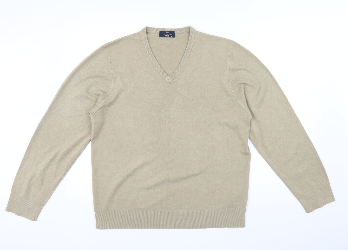 Blue Harbour Mens Brown   Pullover Jumper Size L