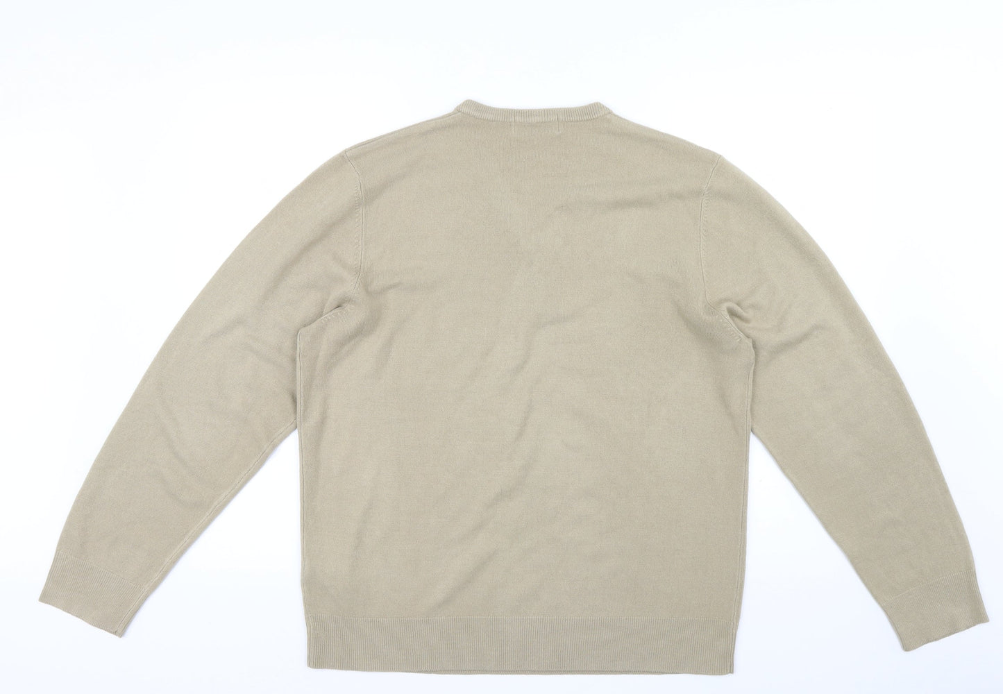 Blue Harbour Mens Brown   Pullover Jumper Size L