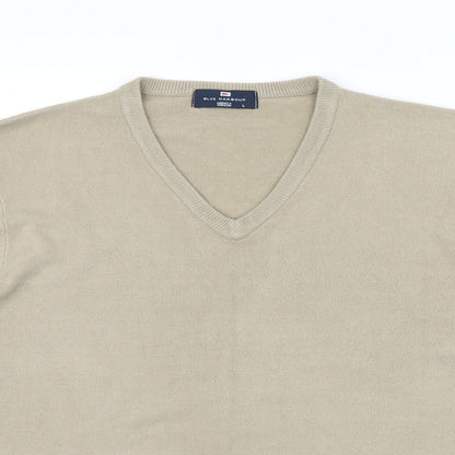 Blue Harbour Mens Brown   Pullover Jumper Size L