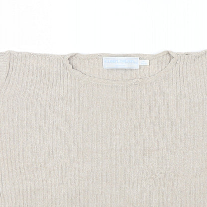 COMLIMENTS Womens Gold   Pullover Jumper Size M
