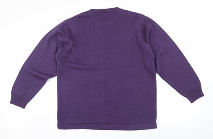 Akal Womens Purple   Pullover Jumper Size L