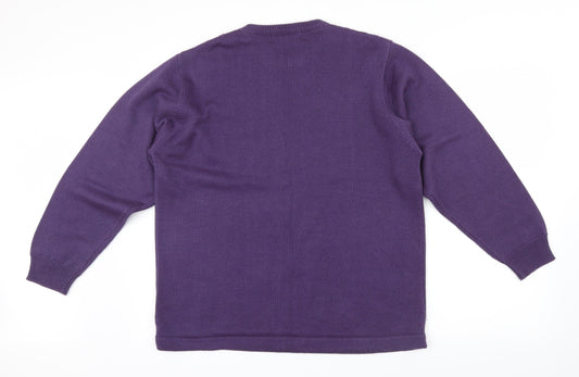 Akal Womens Purple   Pullover Jumper Size L