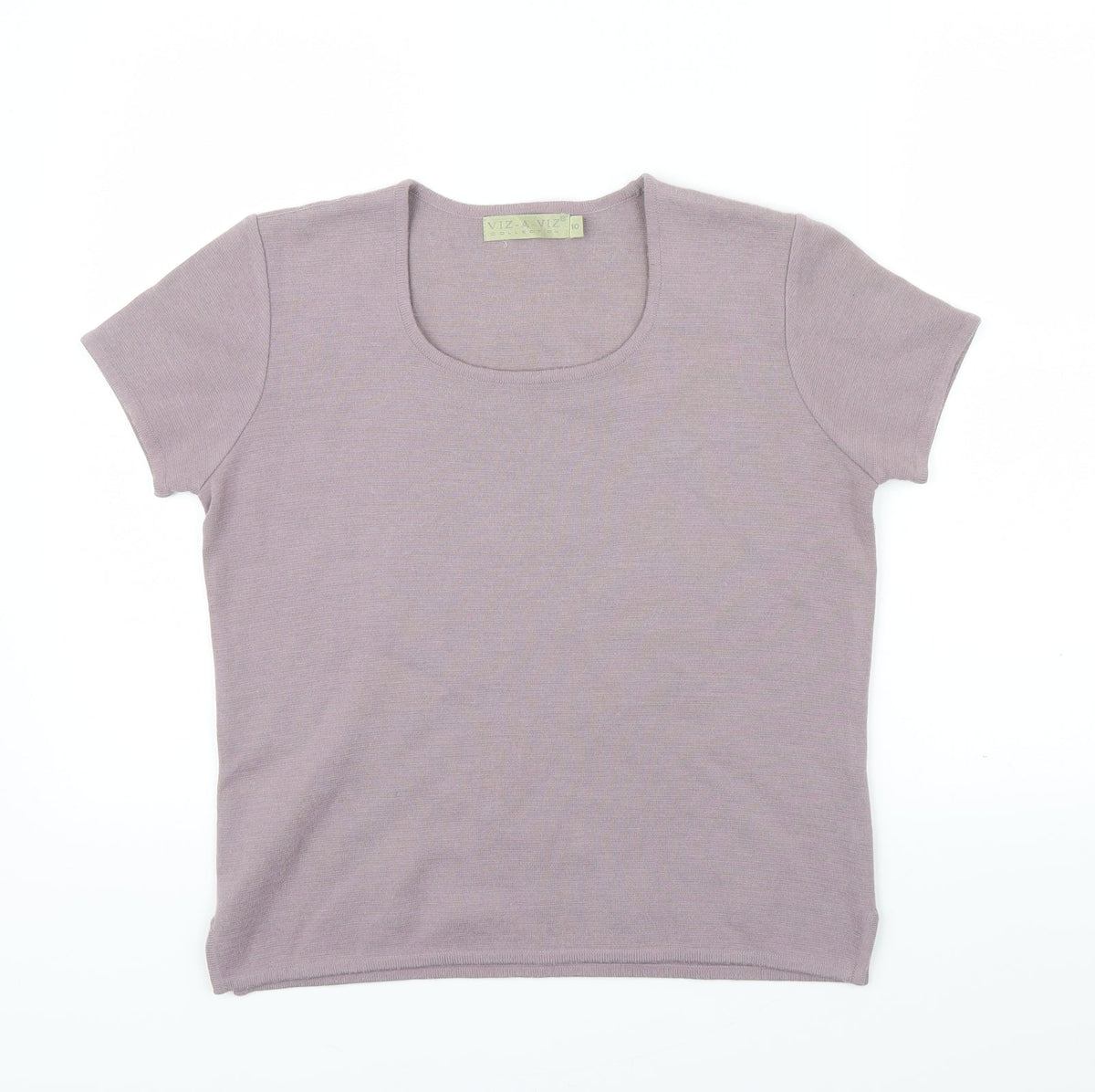 Viz-A-Viz Womens Purple   Pullover Jumper Size 10