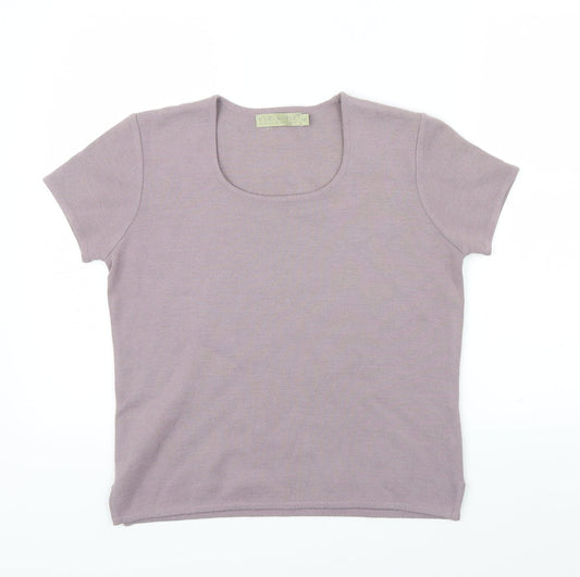 Viz-A-Viz Womens Purple   Pullover Jumper Size 10