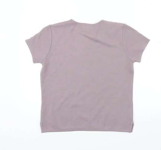 Viz-A-Viz Womens Purple   Pullover Jumper Size 10
