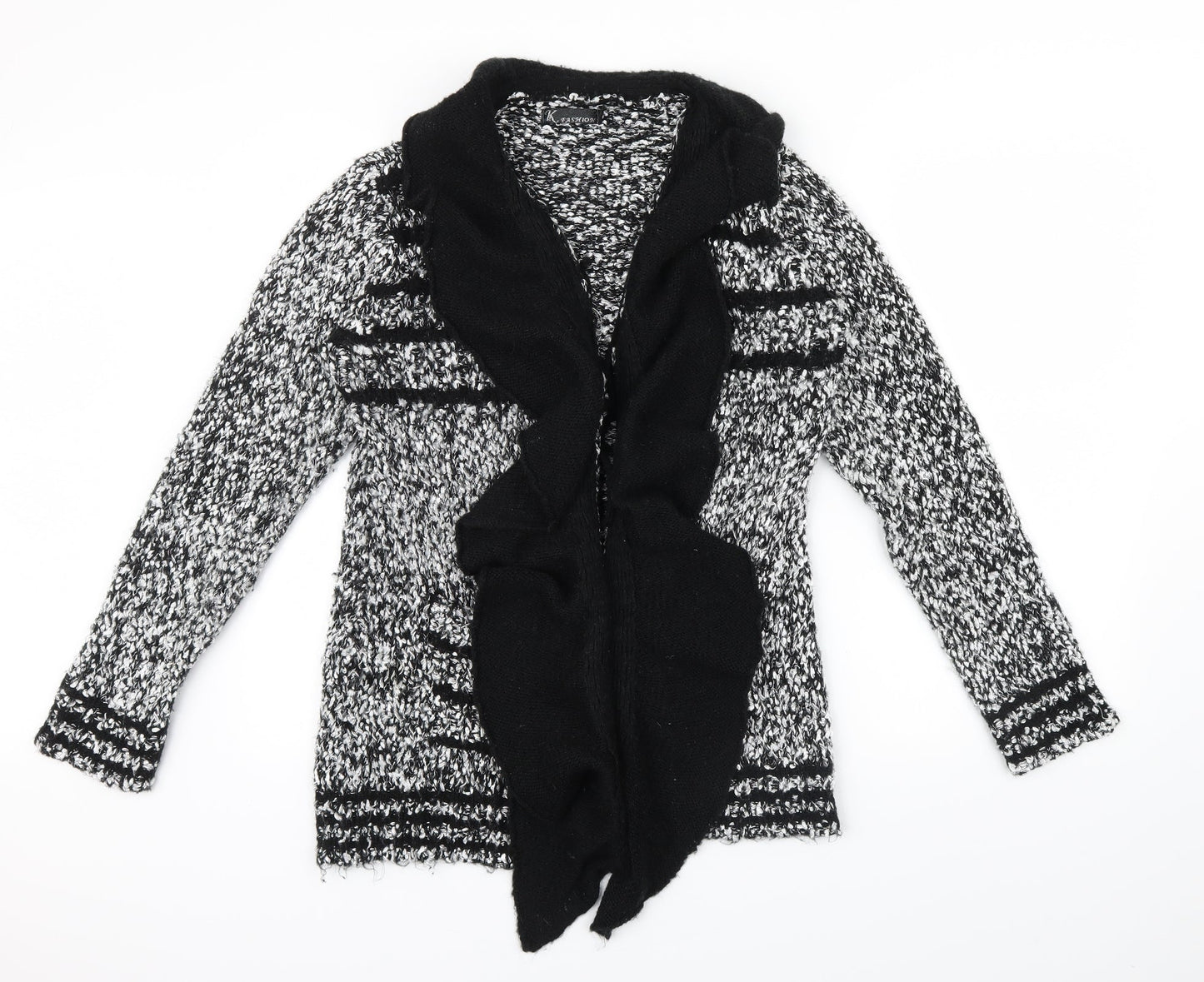 K FASHION Womens Black   Cardigan Jumper Size L