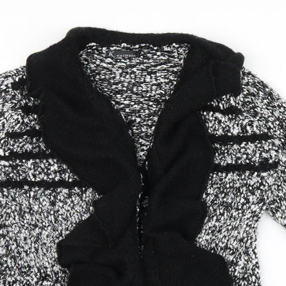 K FASHION Womens Black   Cardigan Jumper Size L