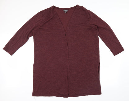 Primark Womens Red   Cardigan Jumper Size L