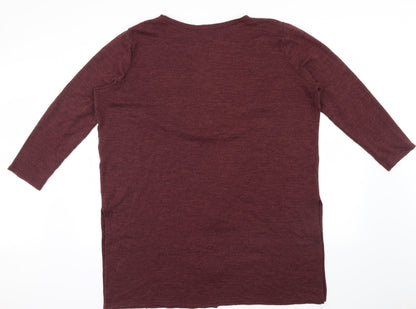 Primark Womens Red   Cardigan Jumper Size L