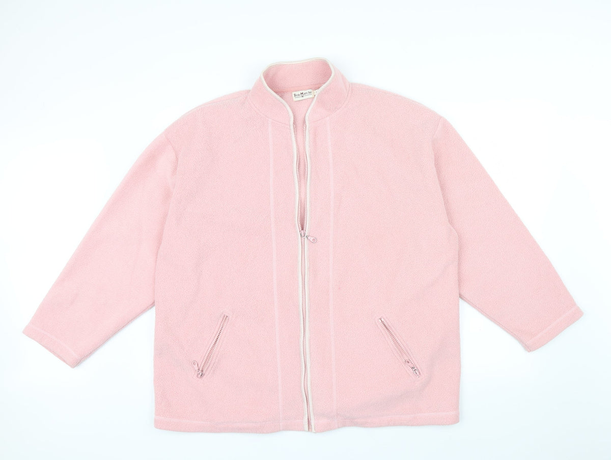 Bonmarché Womens Pink Pullover Jumper Size L