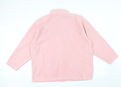Bonmarché Womens Pink Pullover Jumper Size L