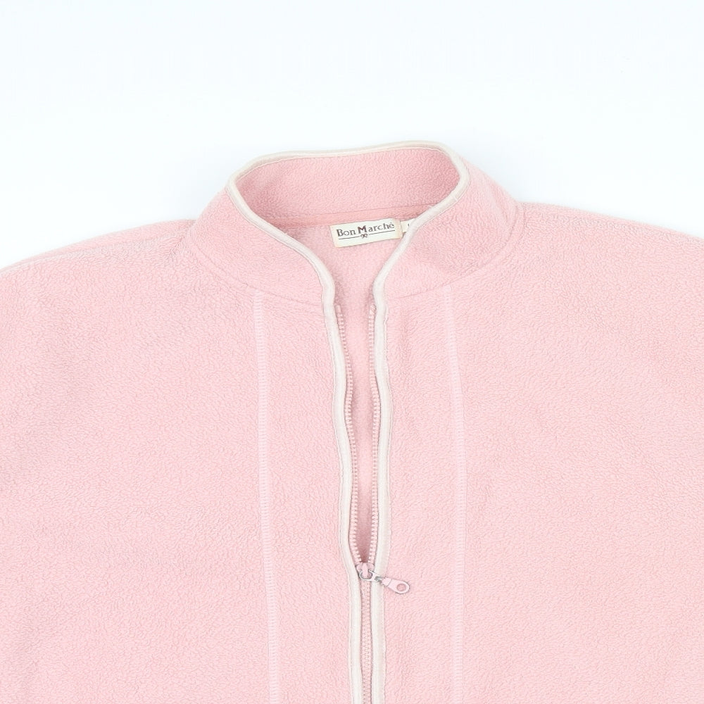 Bonmarché Womens Pink Pullover Jumper Size L