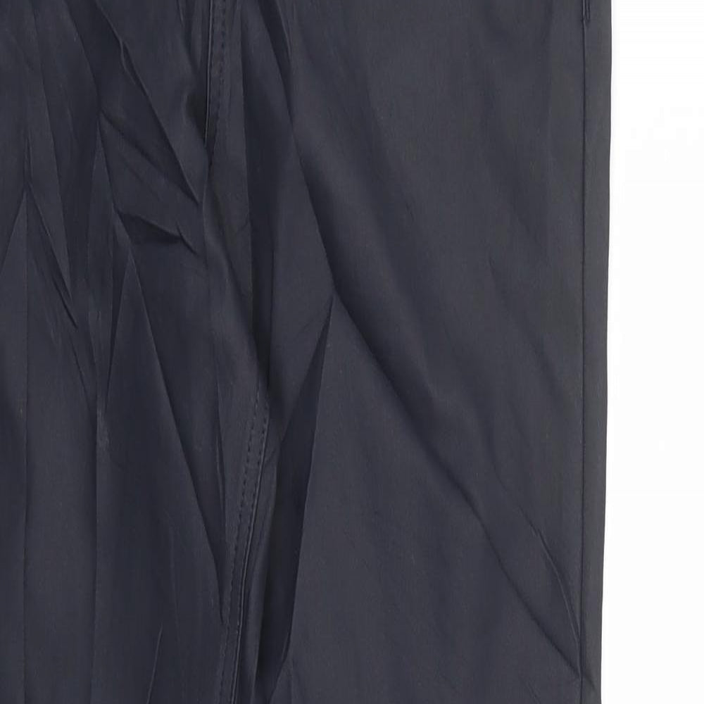 M&S Womens Blue   Dress Pants Trousers Size 14 L29 in