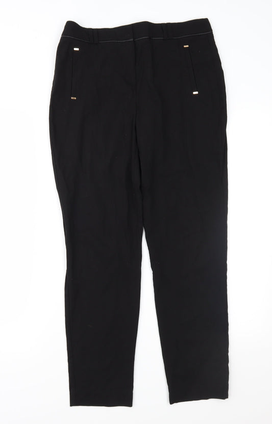 George Womens Black   Trousers  Size 10 L28 in