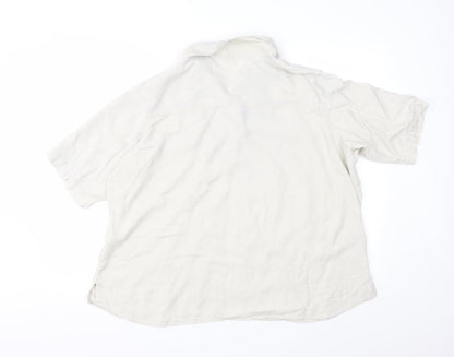 Womens UK Size 22 Marks and Spencer Grey Basic Button-Up