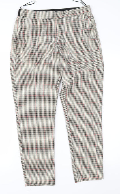 Womens UK Size 10 Peacocks Regular Fit  Brown Trousers
