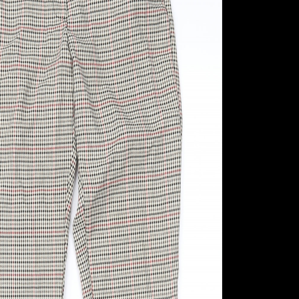 Womens UK Size 10 Peacocks Regular Fit  Brown Trousers