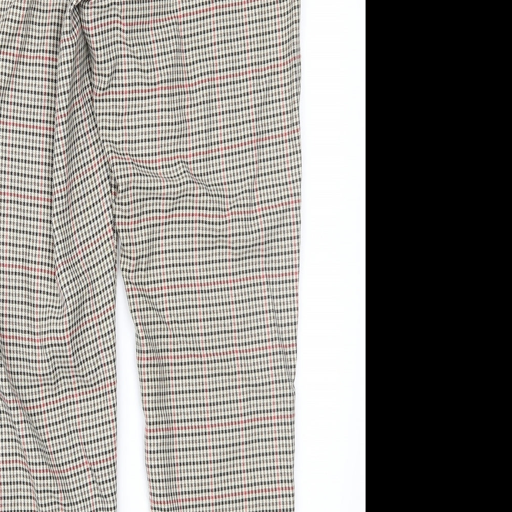 Womens UK Size 10 Peacocks Regular Fit  Brown Trousers