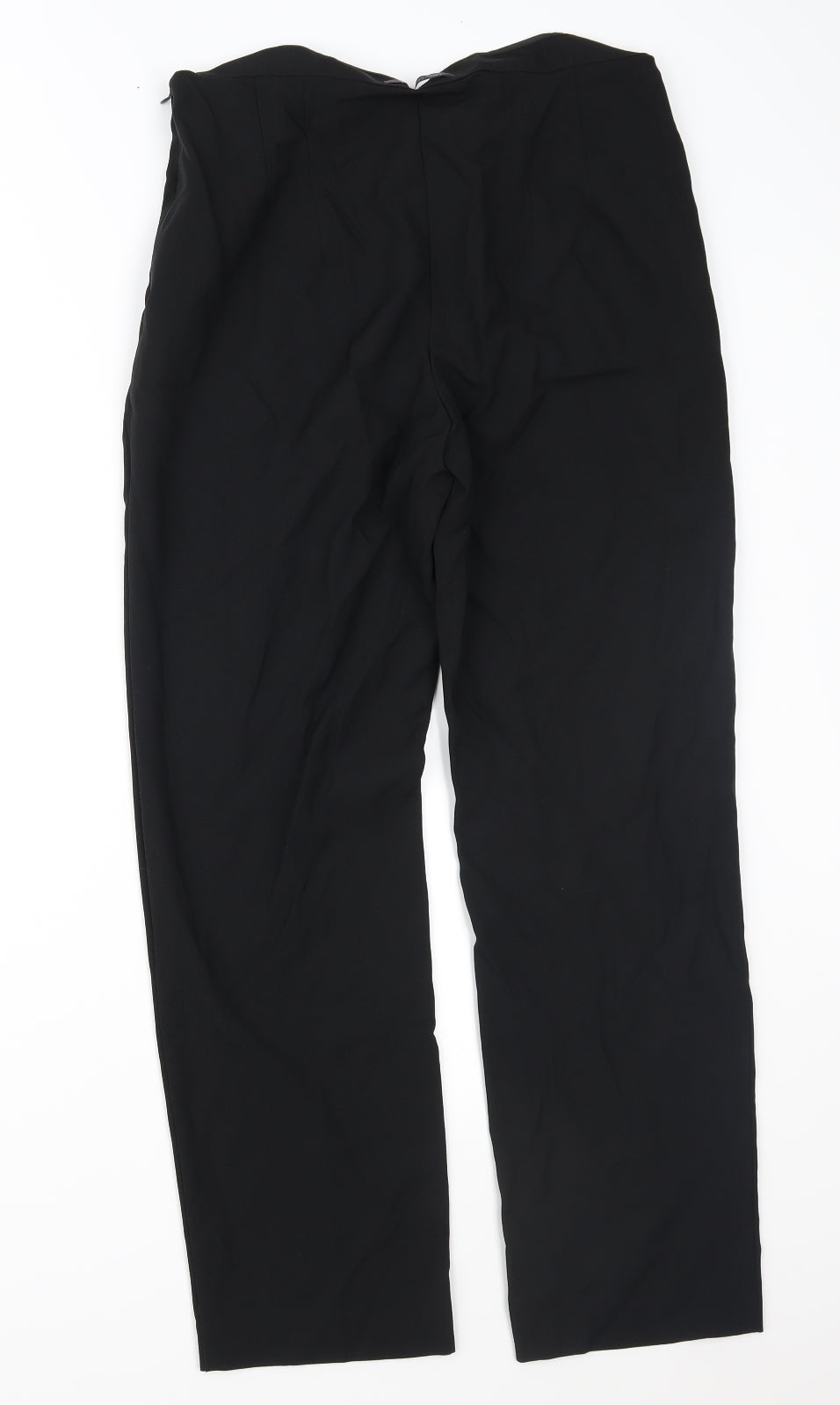 Womens UK Size 12 Marks and Spencer Regular Fit  Black Trousers