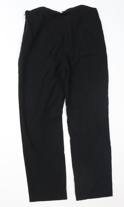 Womens UK Size 12 Marks and Spencer Regular Fit  Black Trousers