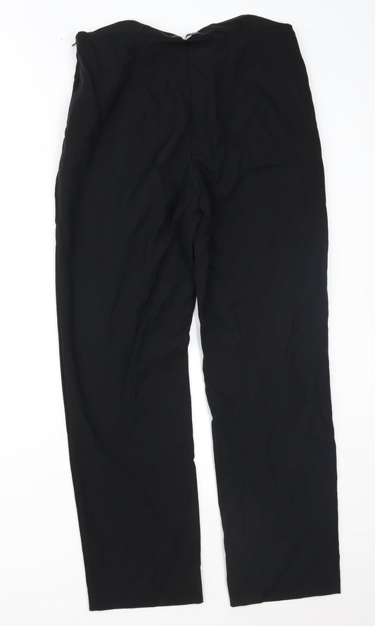 Womens UK Size 12 Marks and Spencer Regular Fit  Black Trousers