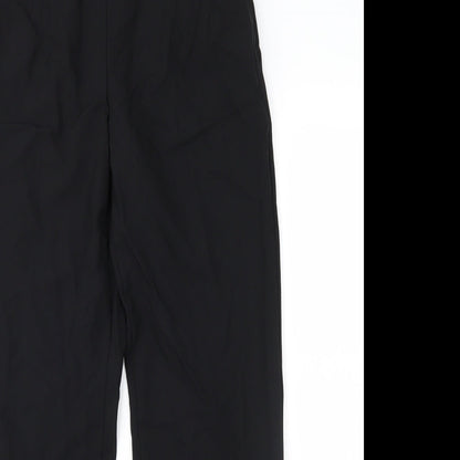 Womens UK Size 12 Marks and Spencer Regular Fit  Black Trousers