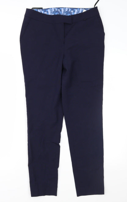 Womens UK Size 12 Preworn Regular Fit  Blue Trousers