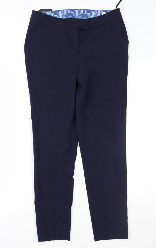 Womens UK Size 12 Preworn Regular Fit  Blue Trousers