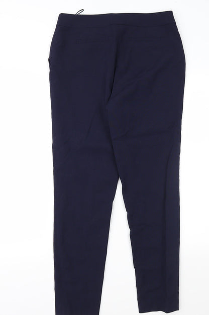 Womens UK Size 12 Preworn Regular Fit  Blue Trousers