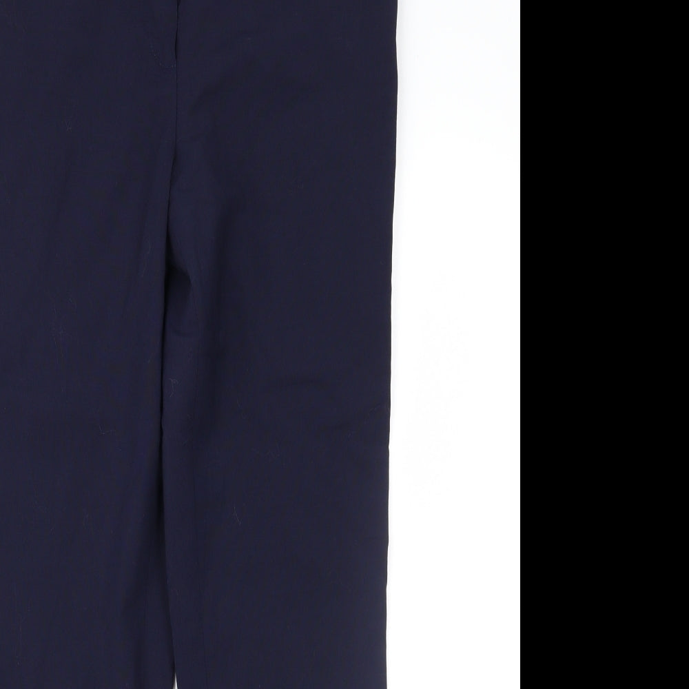 Womens UK Size 12 Preworn Regular Fit  Blue Trousers