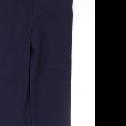 Womens UK Size 12 Preworn Regular Fit  Blue Trousers