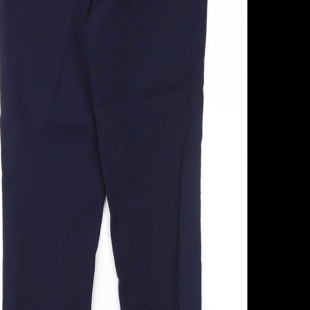 Womens UK Size 12 Preworn Regular Fit  Blue Trousers
