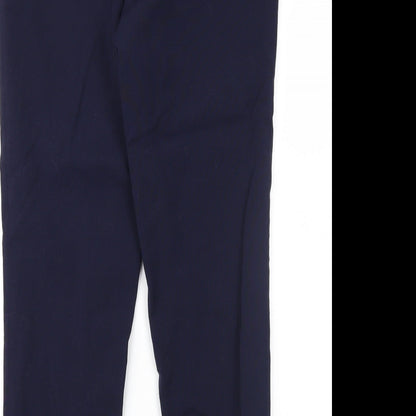 Womens UK Size 12 Preworn Regular Fit  Blue Trousers