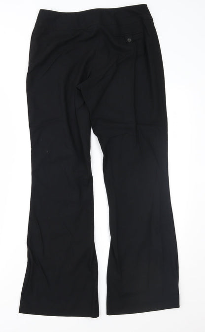 Womens UK Size 10 NEXT Regular Fit  Black Trousers
