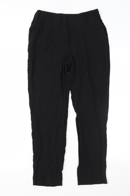Womens UK Size 8 H&M Regular Fit  Black Trousers