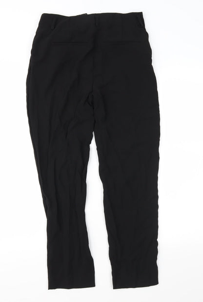 Womens UK Size 8 H&M Regular Fit  Black Trousers