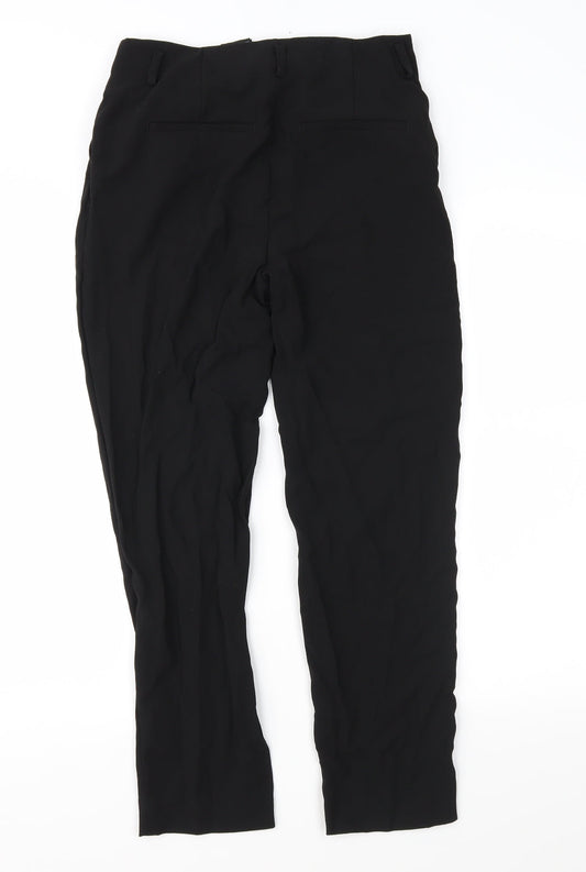 Womens UK Size 8 H&M Regular Fit  Black Trousers
