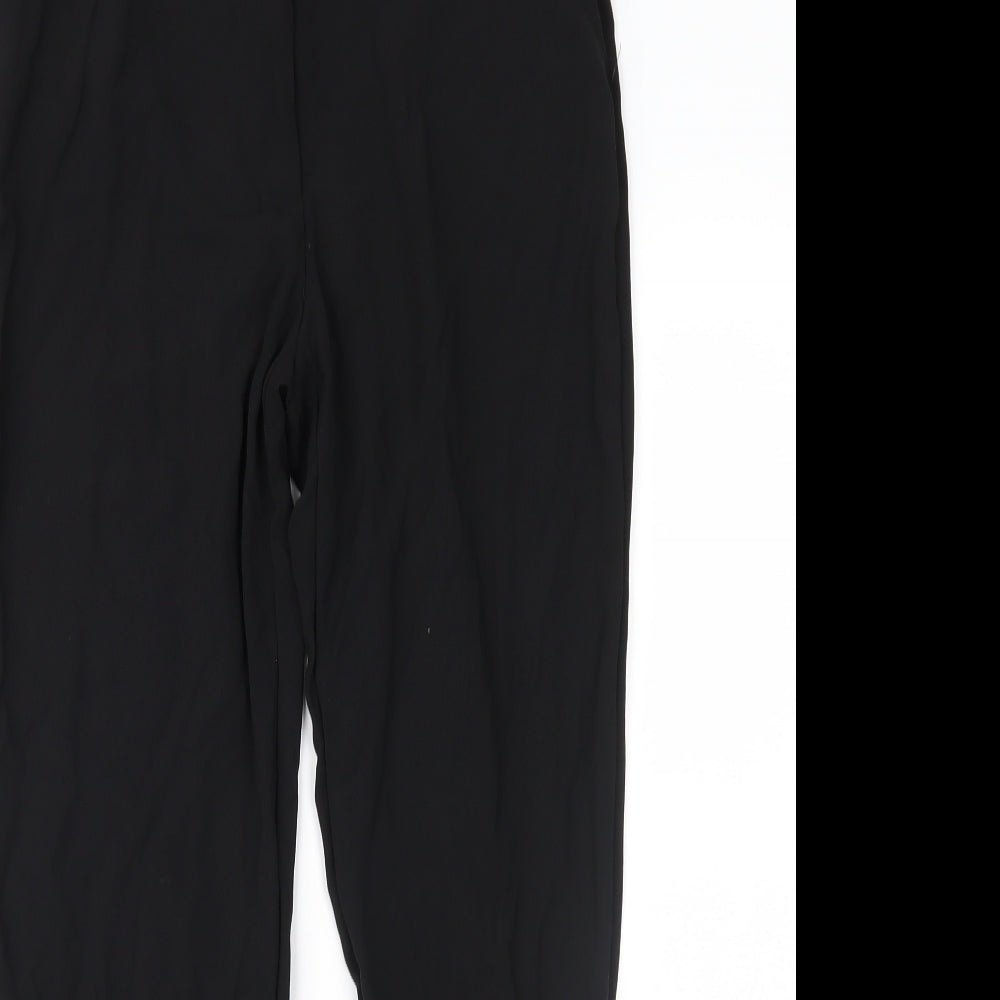 Womens UK Size 8 H&M Regular Fit  Black Trousers