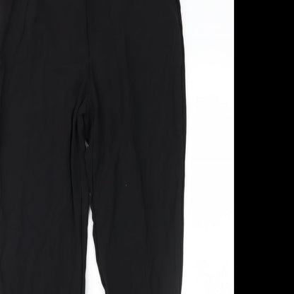 Womens UK Size 8 H&M Regular Fit  Black Trousers