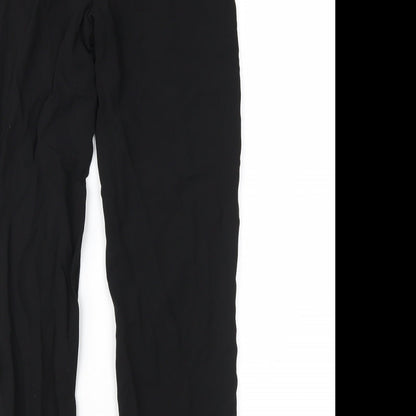 Womens UK Size 8 H&M Regular Fit  Black Trousers