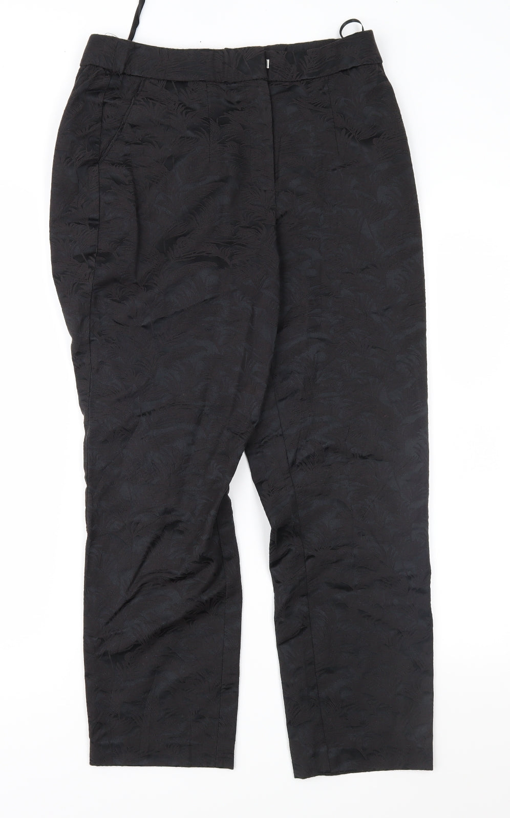 Womens UK Size 10 Bonmarché Regular Fit  Black Trousers