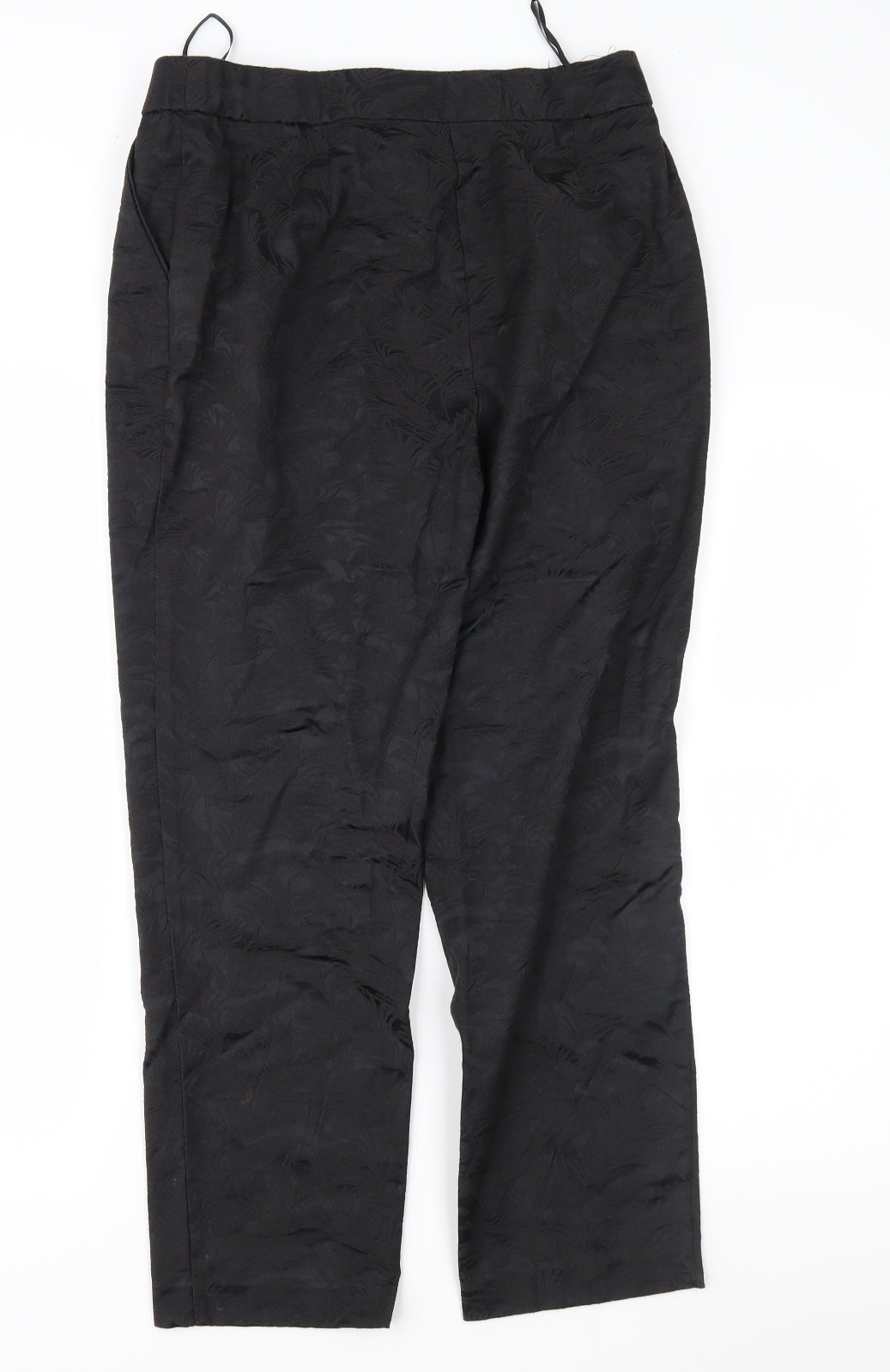 Womens UK Size 10 Bonmarché Regular Fit  Black Trousers