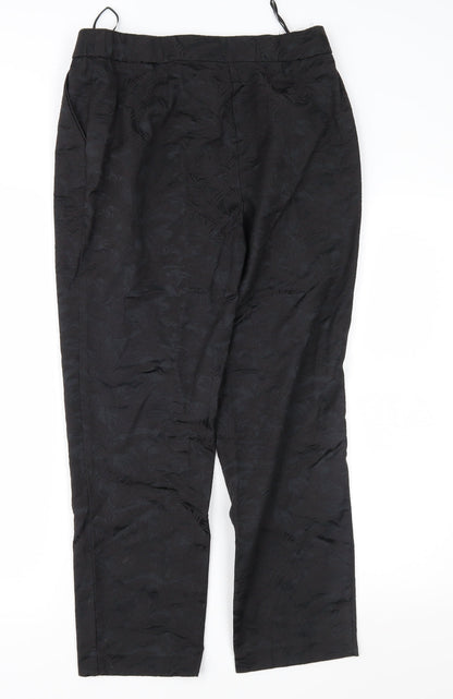 Womens UK Size 10 Bonmarché Regular Fit  Black Trousers