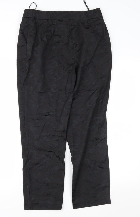 Womens UK Size 10 Bonmarché Regular Fit  Black Trousers