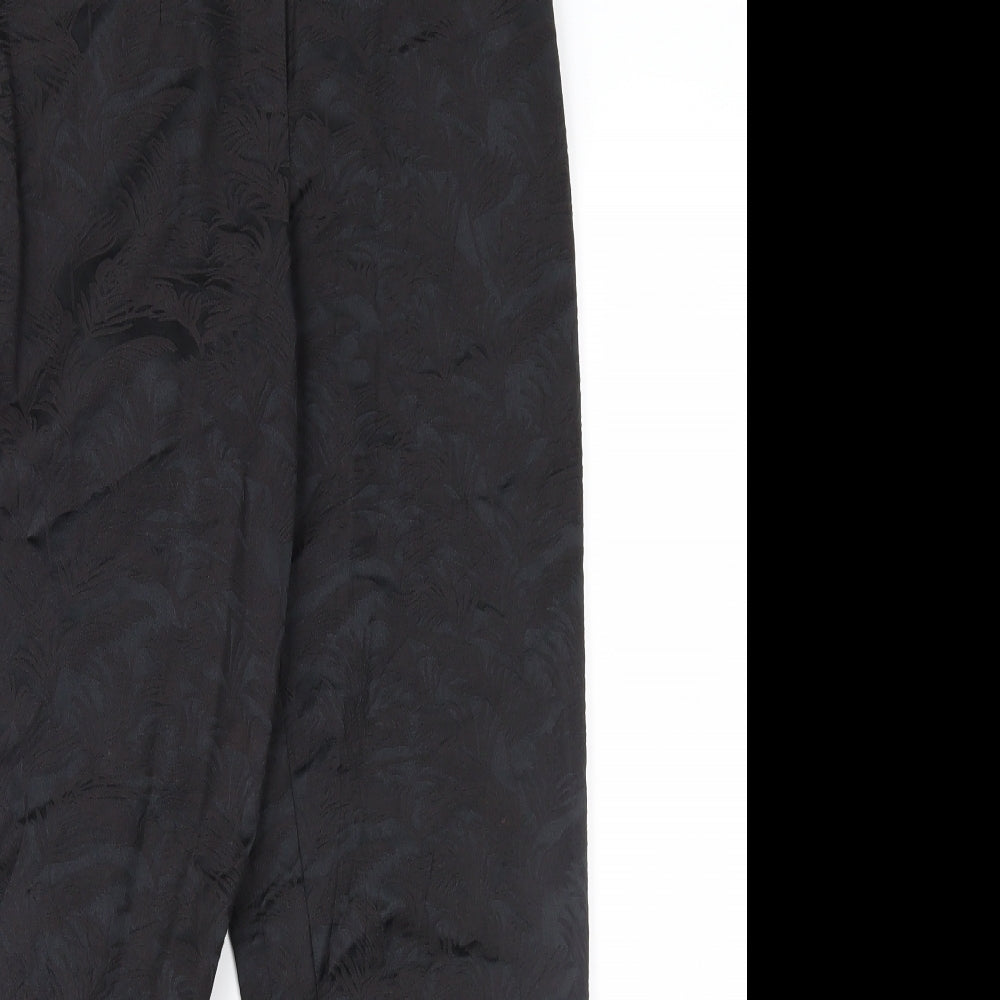 Womens UK Size 10 Bonmarché Regular Fit  Black Trousers