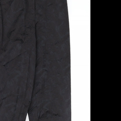 Womens UK Size 10 Bonmarché Regular Fit  Black Trousers