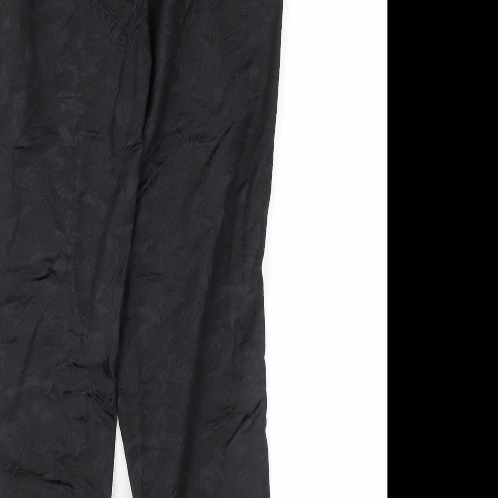 Womens UK Size 10 Bonmarché Regular Fit  Black Trousers
